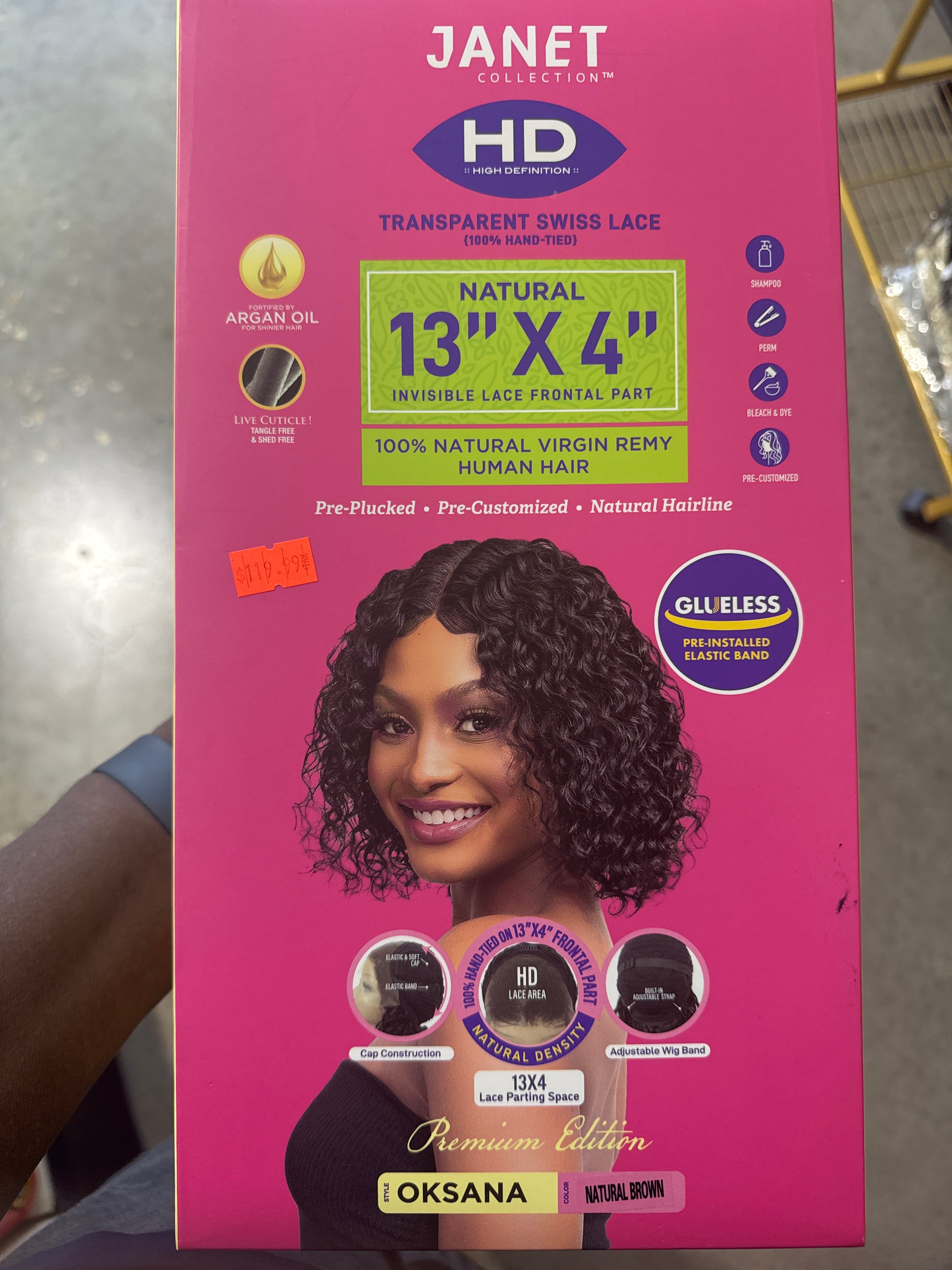 JANET COLLECTION HD TRANSPARENT SWISS LACE HUMAN WIG
