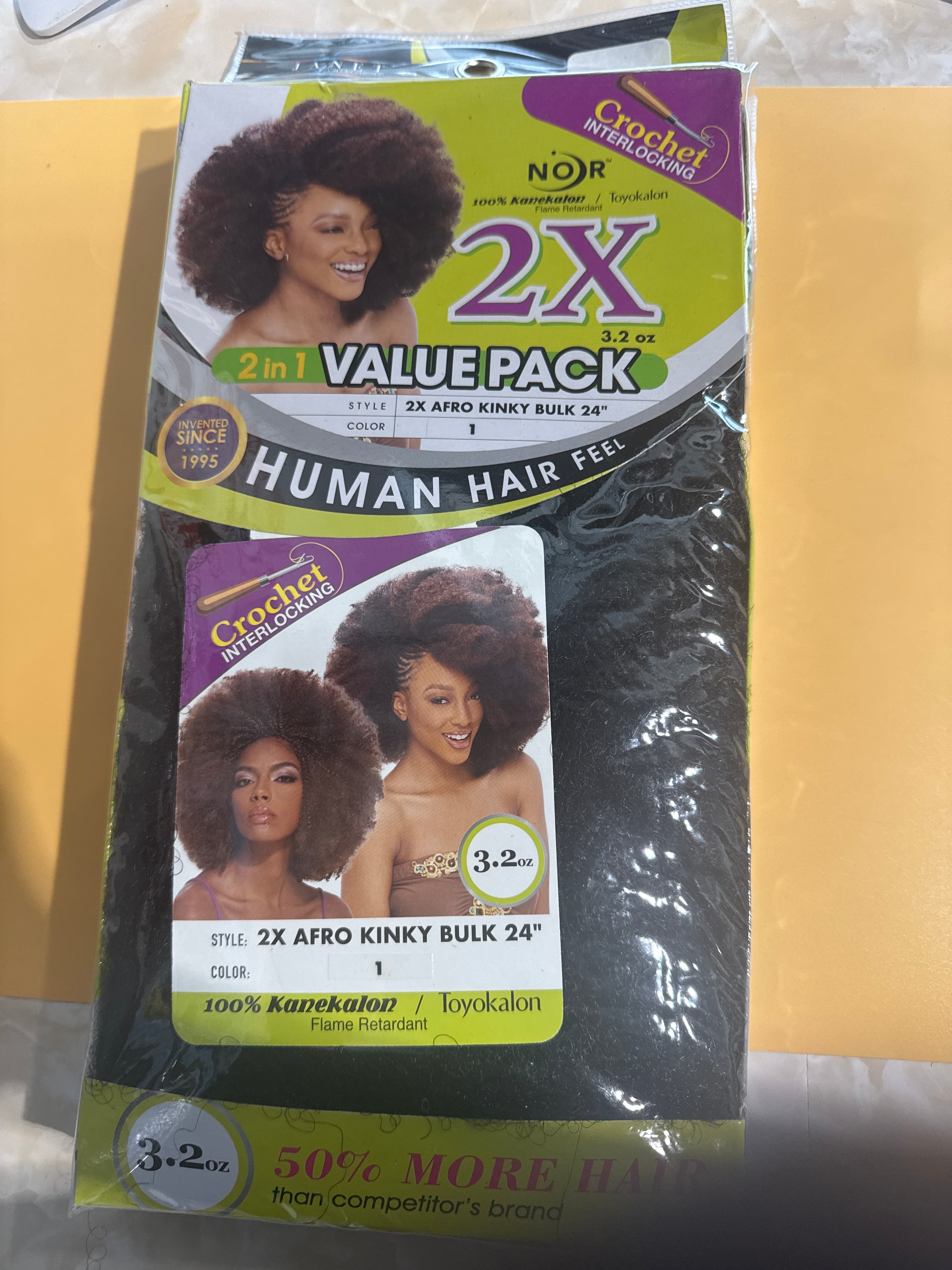 JANET COLLECTION 2X NOR  CROCHET BRAID