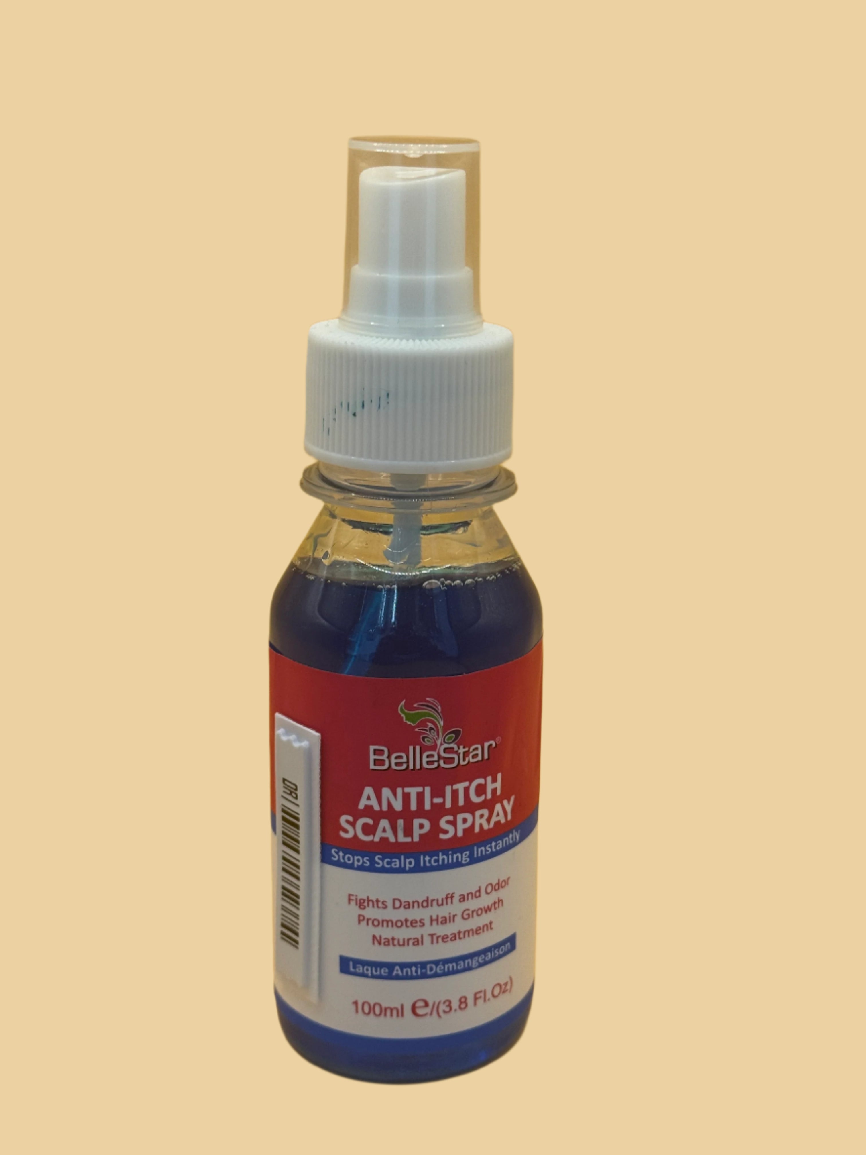 Bellestar Anti-Itch Scalp Spray - Lightweight Soothing Spray for Dry, Itchy Scalp and Protective Styles

