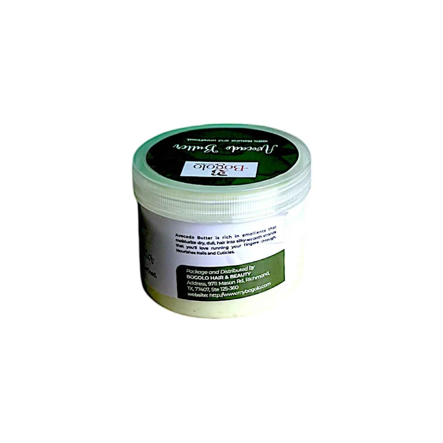 Bogolo Essentials Natural Skincare Avocado Butter – 100% Unrefined, Deeply Hydrating Moisturizer Bogolo hair & beauty