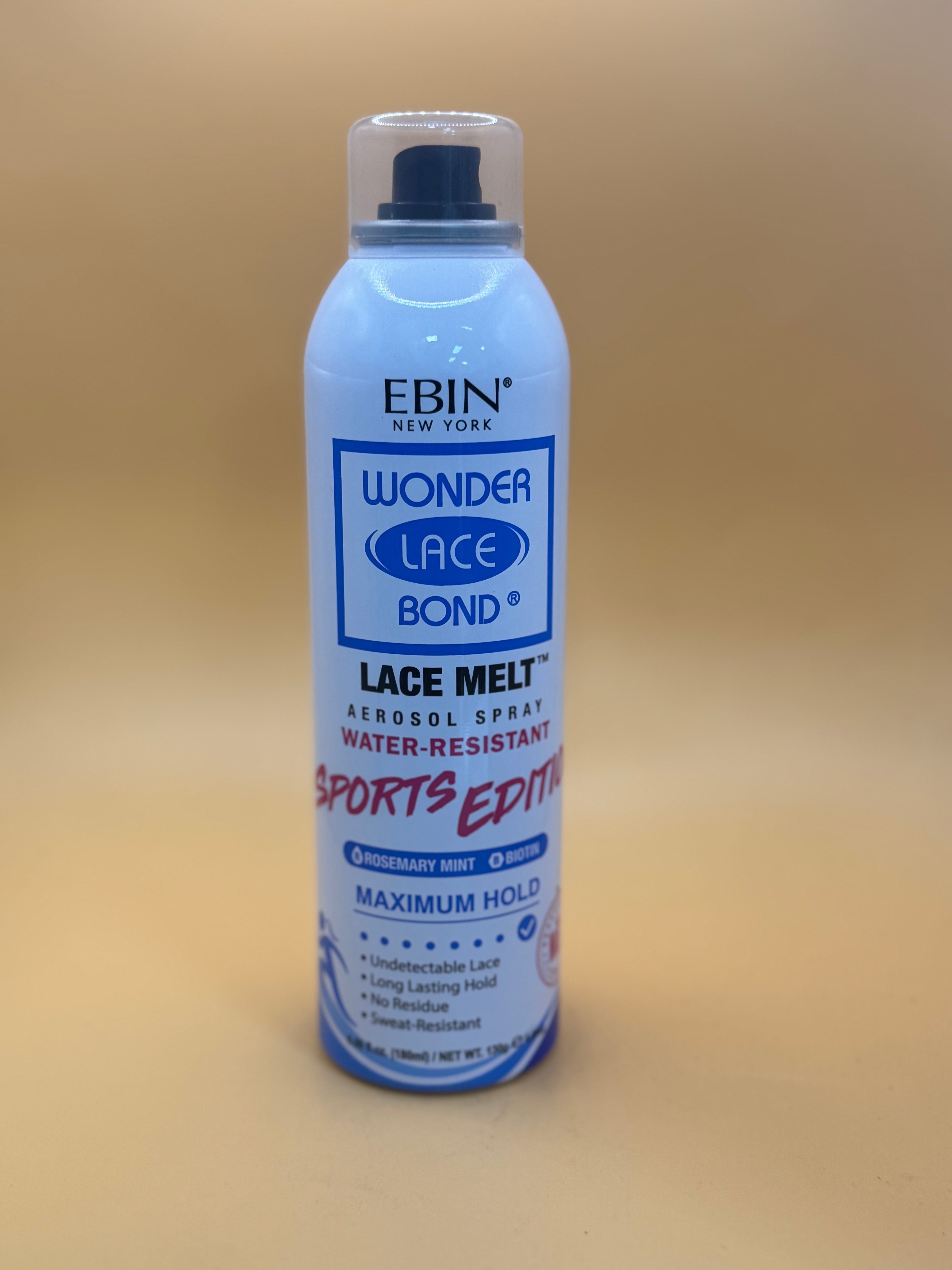 Ebin Wonder Lace Bond Lace Melt Aerosol Spray - Lightweight, Quick-Drying Spray for Seamless Lace Wig Blending

