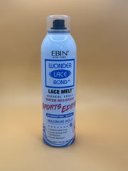 Ebin Wonder Lace Bond Lace Melt Aerosol Spray - Lightweight, Quick-Drying Spray for Seamless Lace Wig Blending

