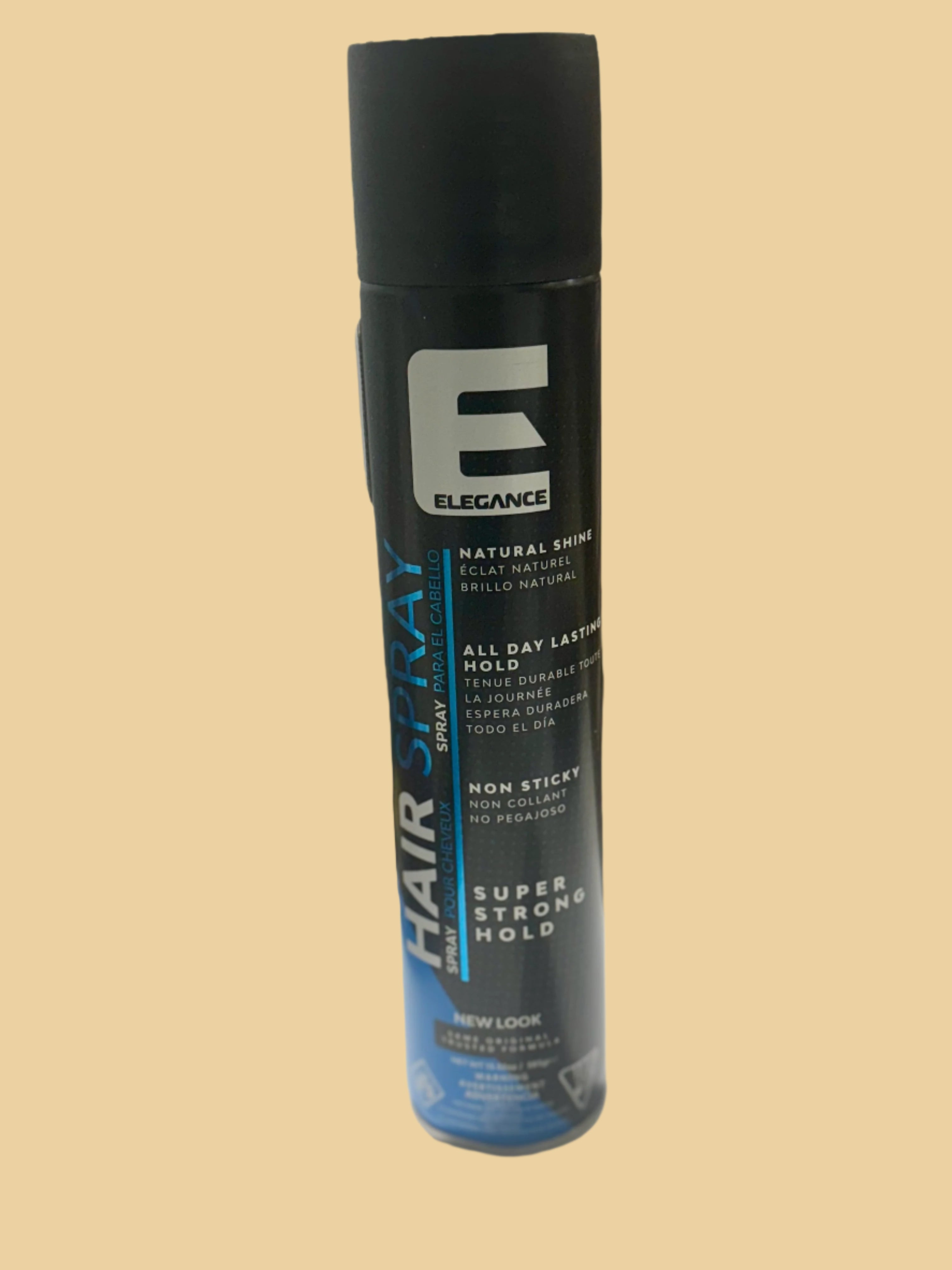 Elegance Natural Shine Hair Spray - Lightweight, Non-Sticky Shine Enhancer for All Hair Types
