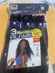 RUWA 3X BOX BRAID HAIR