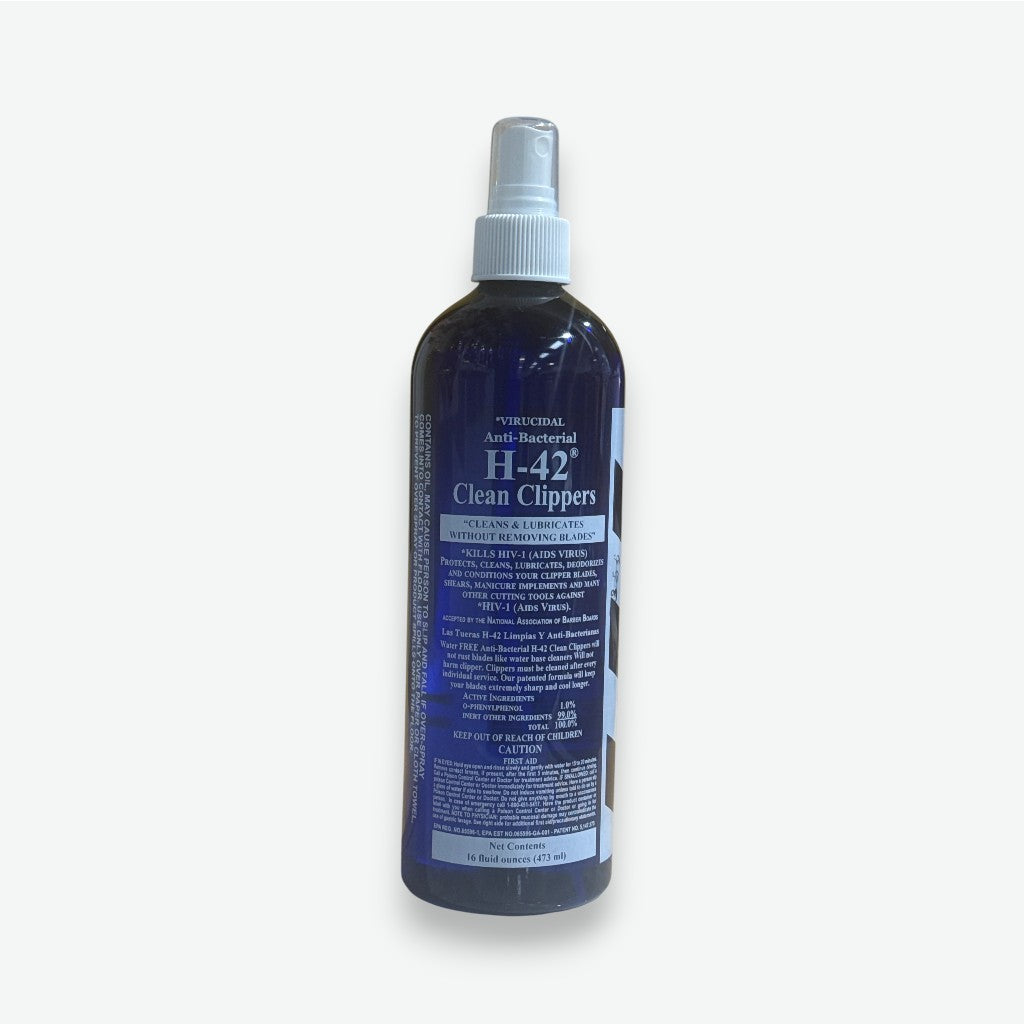 H-42 Anti-Bacterial Clippers Cleaner – Sanitize & Protect Tools