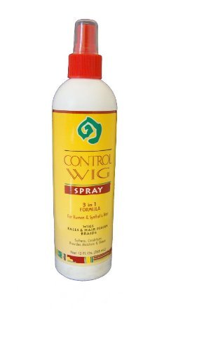 Jafrican Essence Control Wig Spray 3 in 1 Formula - Conditioning and Shine Spray for Synthetic and Human Hair Wigs