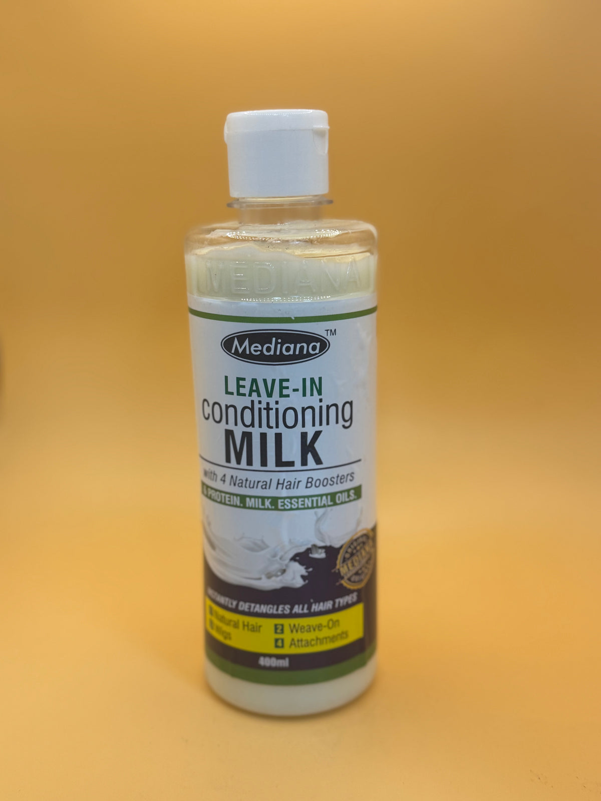 Mediana Leave-In Conditioning Milk - Lightweight Moisturizing and Detangling Leave-In Conditioner for All Hair Types

