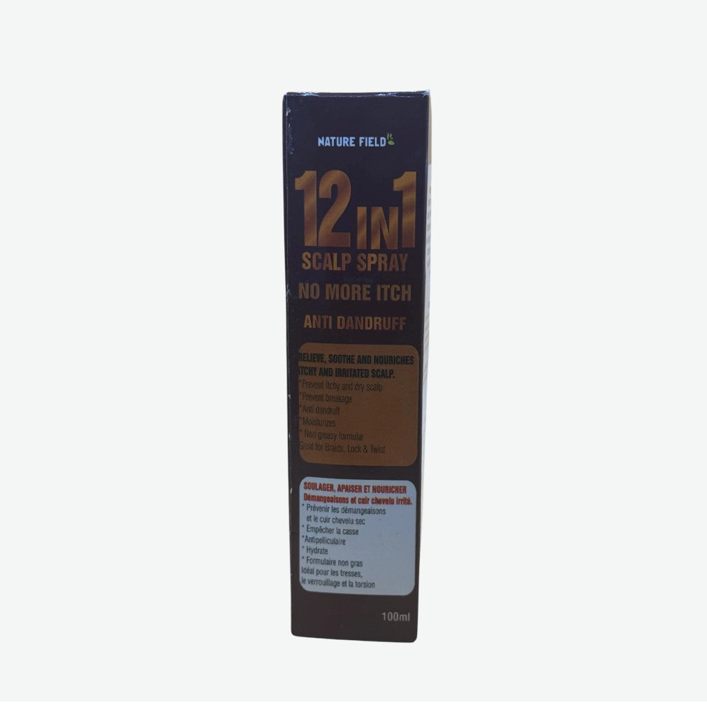 NATURE FIELD 12 IN 1 SCALP SPRAY ANTI DANDRUFF