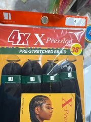 Sensationnel Braiding Hair 4X – tangle-free, pre-stretched synthetic hair