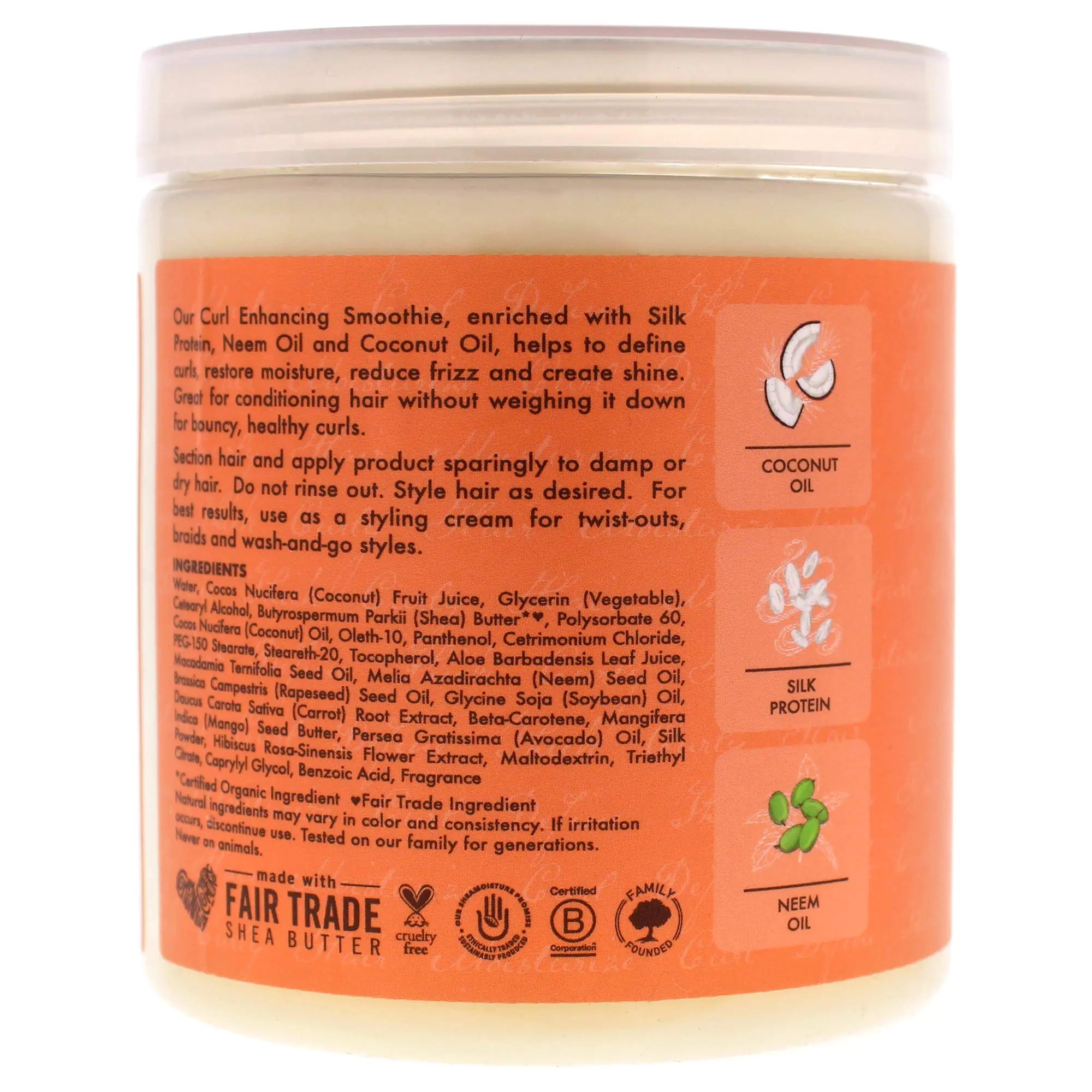SheaMoisture Curl Enhancing Smoothie Hair Cream